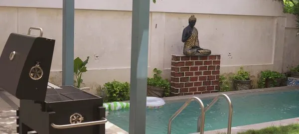 RK Villa Private Swimming Pool View