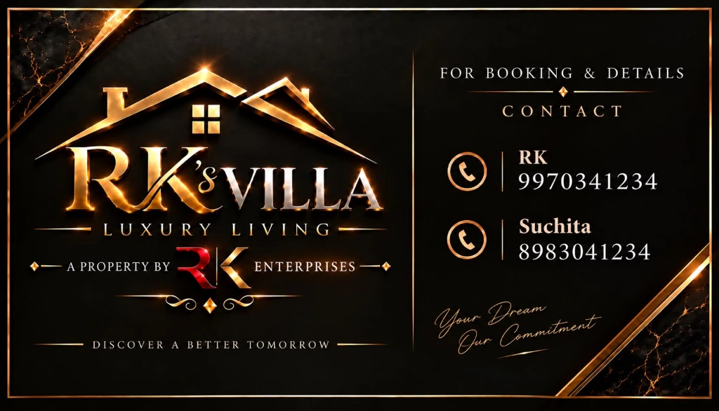RK's Villa Direct Booking & Host Contact Card - Owner RK 9970341234 & Suchita 8983041234